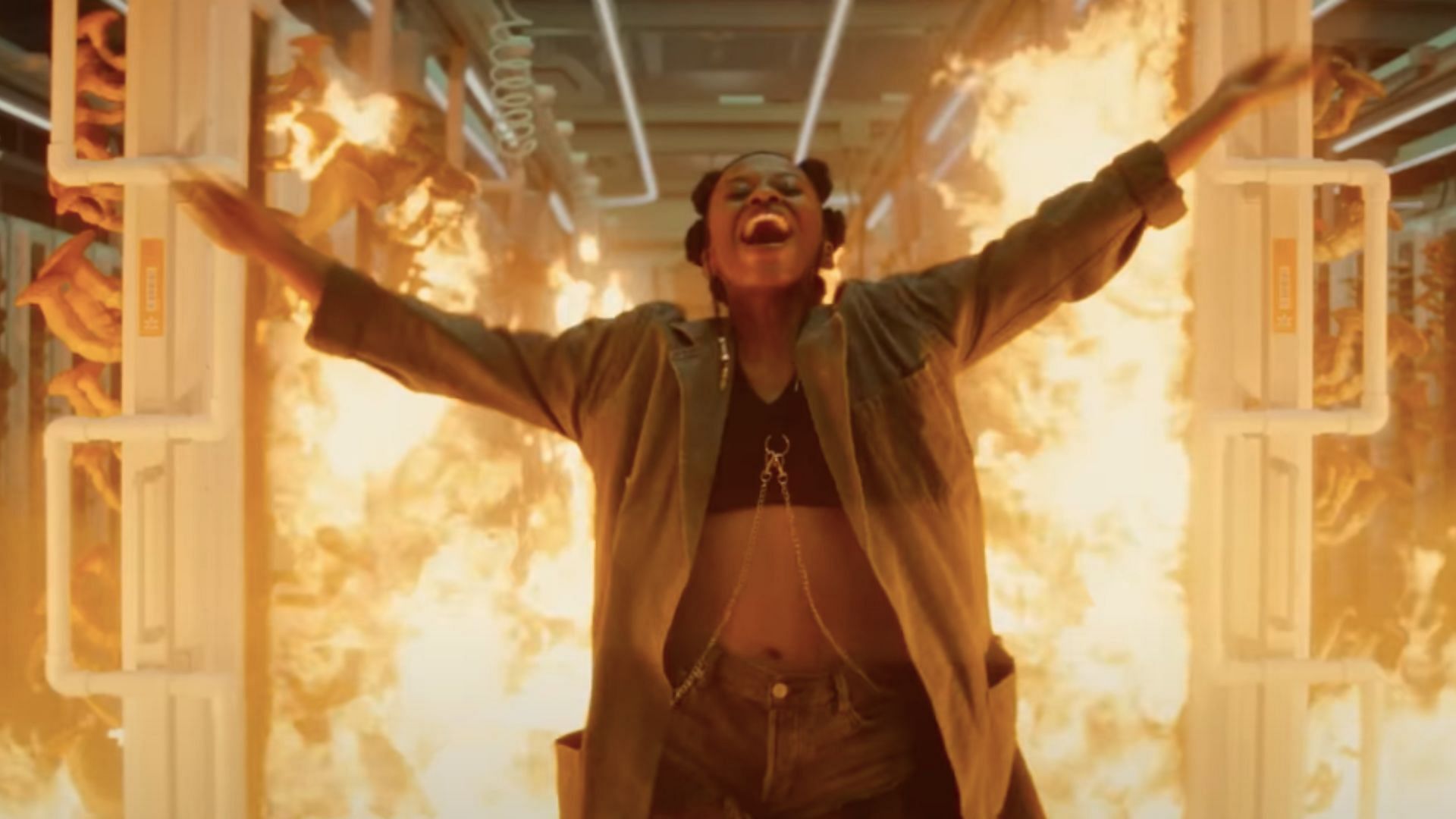 Denis plays the pyromaniac Clown (Image via YouTube/Marvel Entertainment)